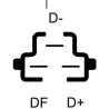 Alternateur 12-14V 55A 