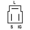 Alternateur 12-14V 55A 